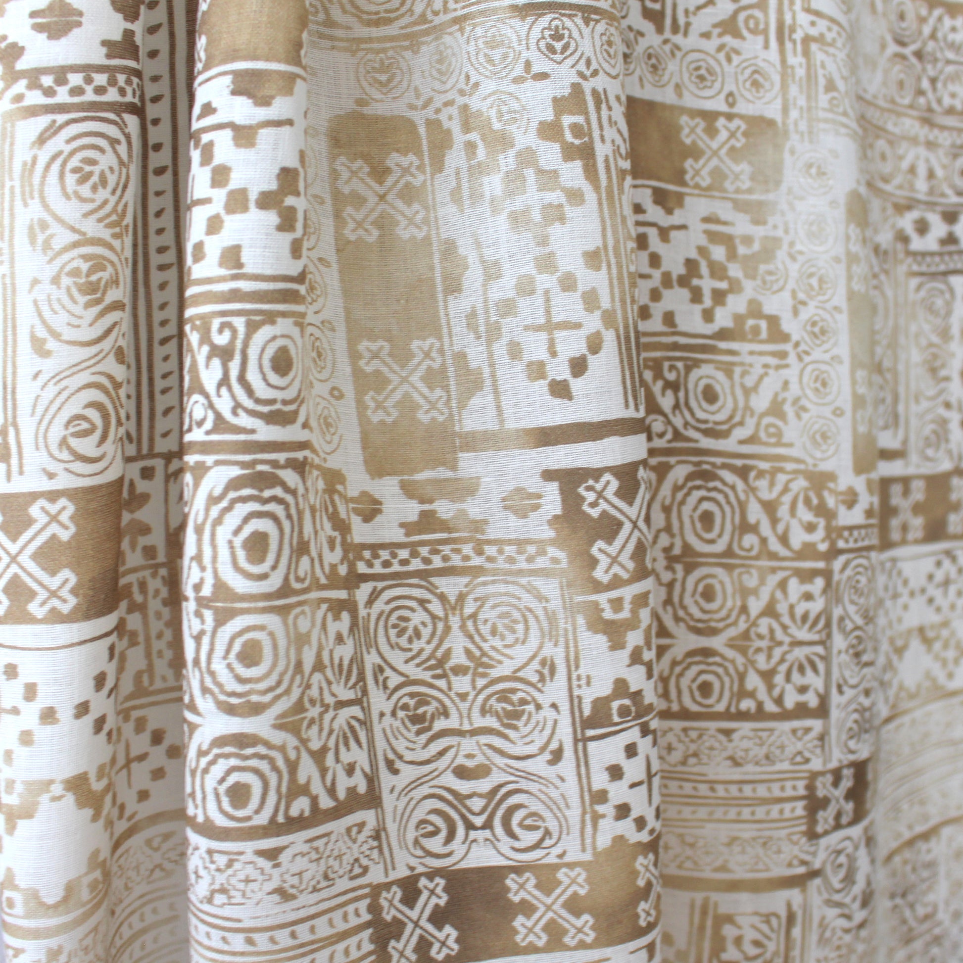 European 'travertine' linen dressweight woven