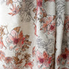 European 'midsummer garden' raw linen dressweight woven