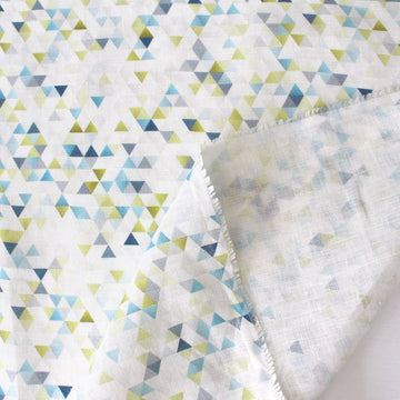 European 'triangolo' linen dressweight woven