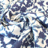 European shibori-style linen stretch woven