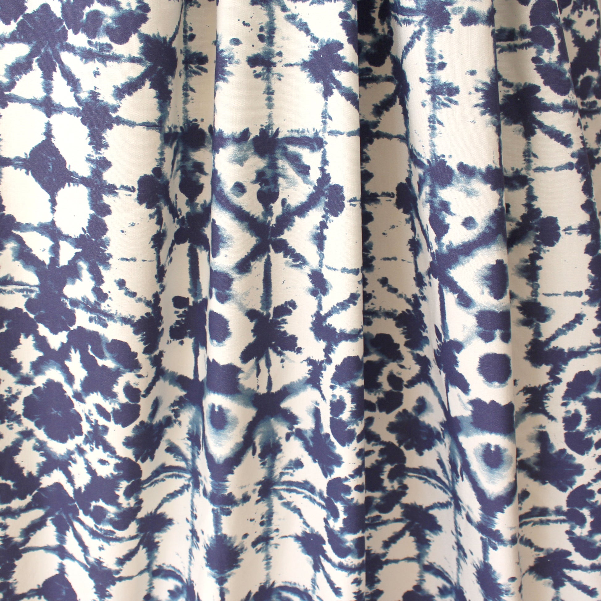 European shibori-style linen stretch woven