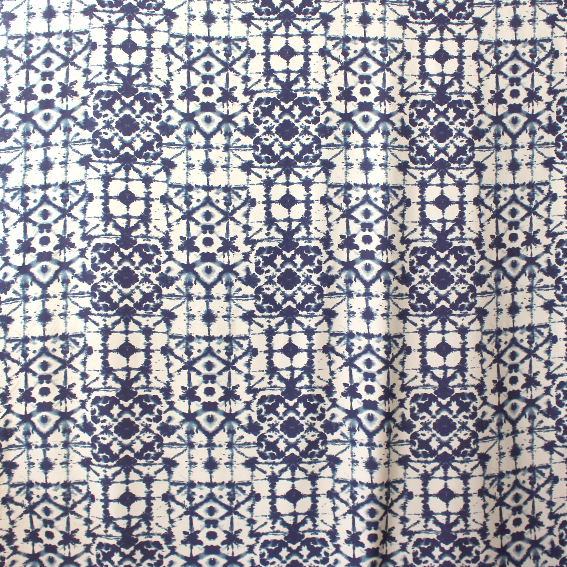 European shibori-style linen stretch woven