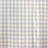 European buffalo check linen stretch woven - cool gray/rose gold