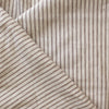 European varying stripe linen/rayon stretch woven
