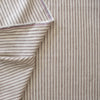 European varying stripe linen/rayon stretch woven