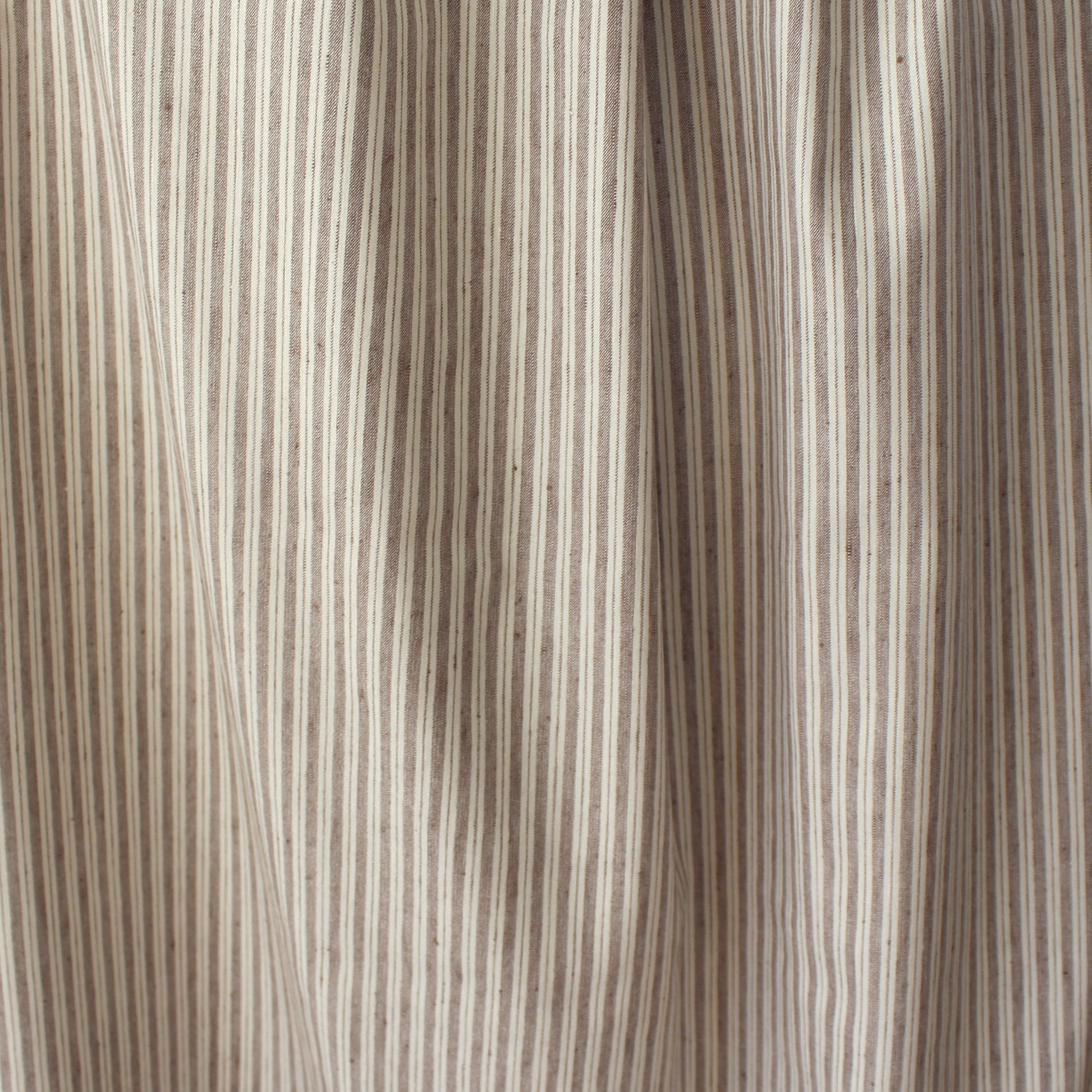 European varying stripe linen/rayon stretch woven