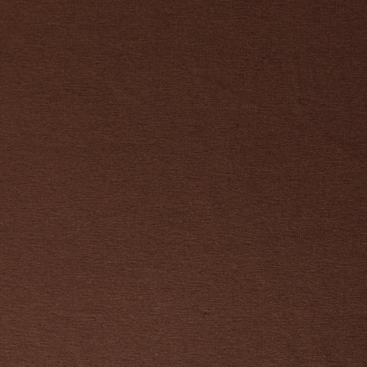 eco knit cotton/spandex jersey - milk chocolate