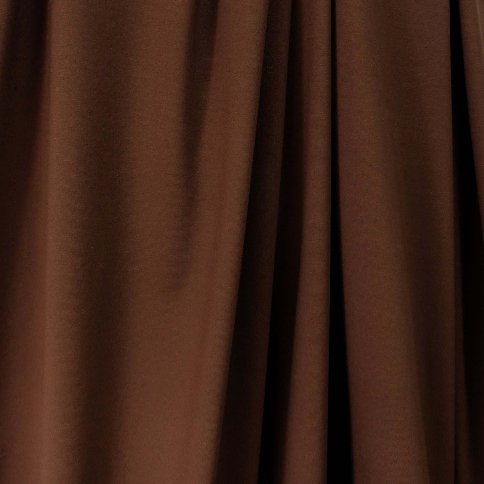 eco knit cotton/spandex jersey - milk chocolate