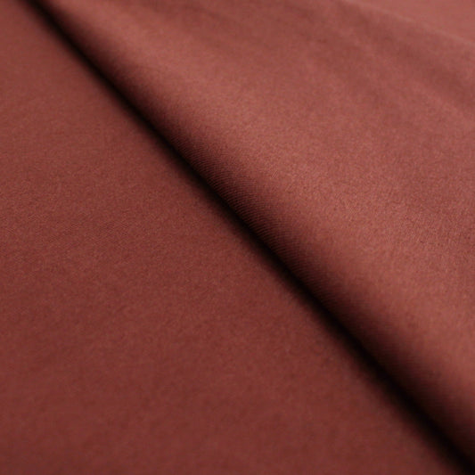 eco knit cotton/spandex jersey - marsala