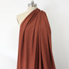 eco knit cotton/spandex jersey - marsala