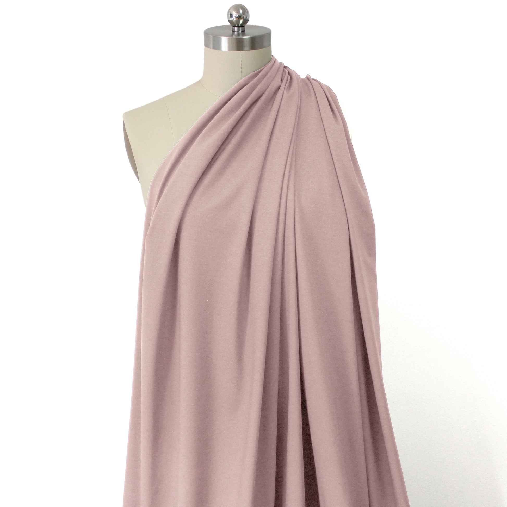 eco knit cotton/spandex jersey - antique mauve