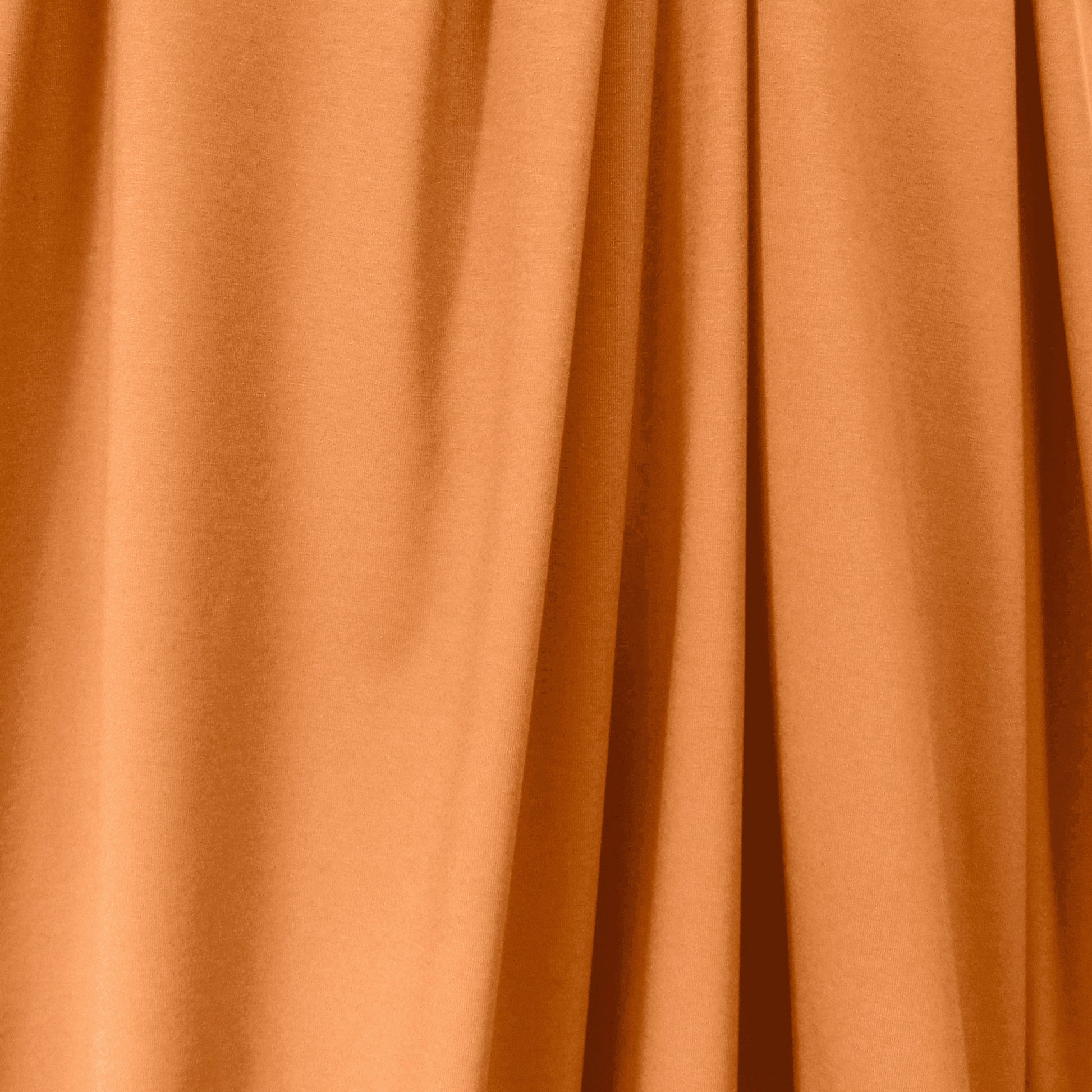 eco knit cotton/spandex jersey - orange melon