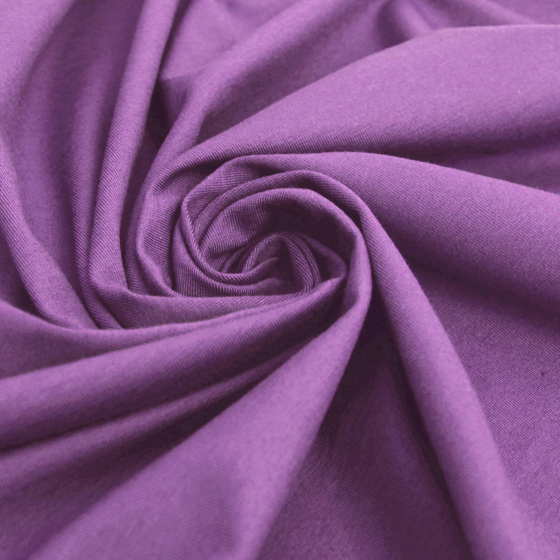 eco knit cotton/spandex jersey - purple lilac