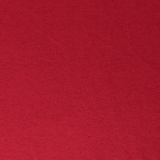 eco knit cotton/spandex jersey - scarlet red