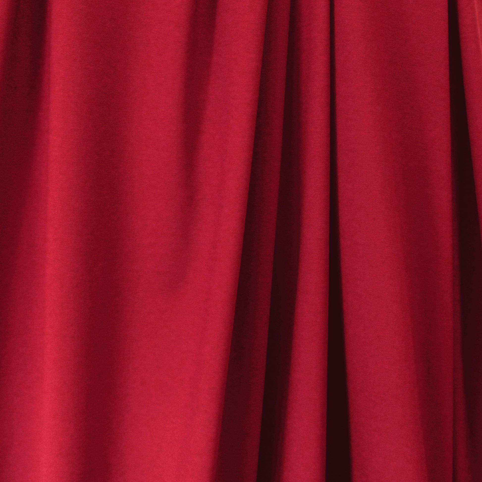eco knit cotton/spandex jersey - scarlet red