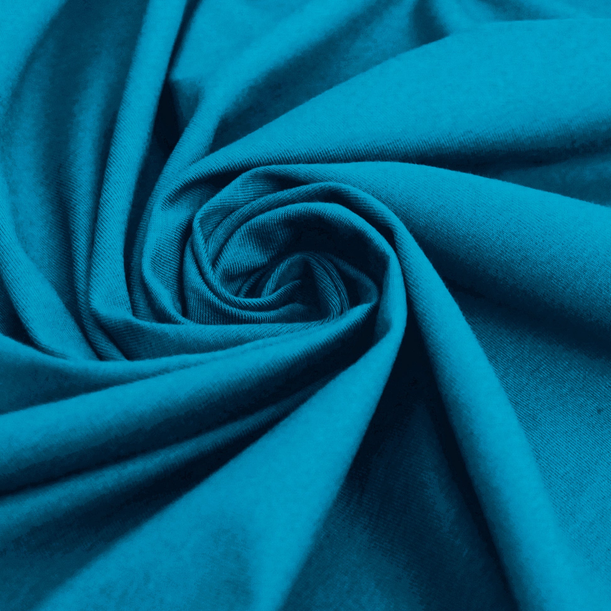 eco knit cotton/spandex jersey - lake blue