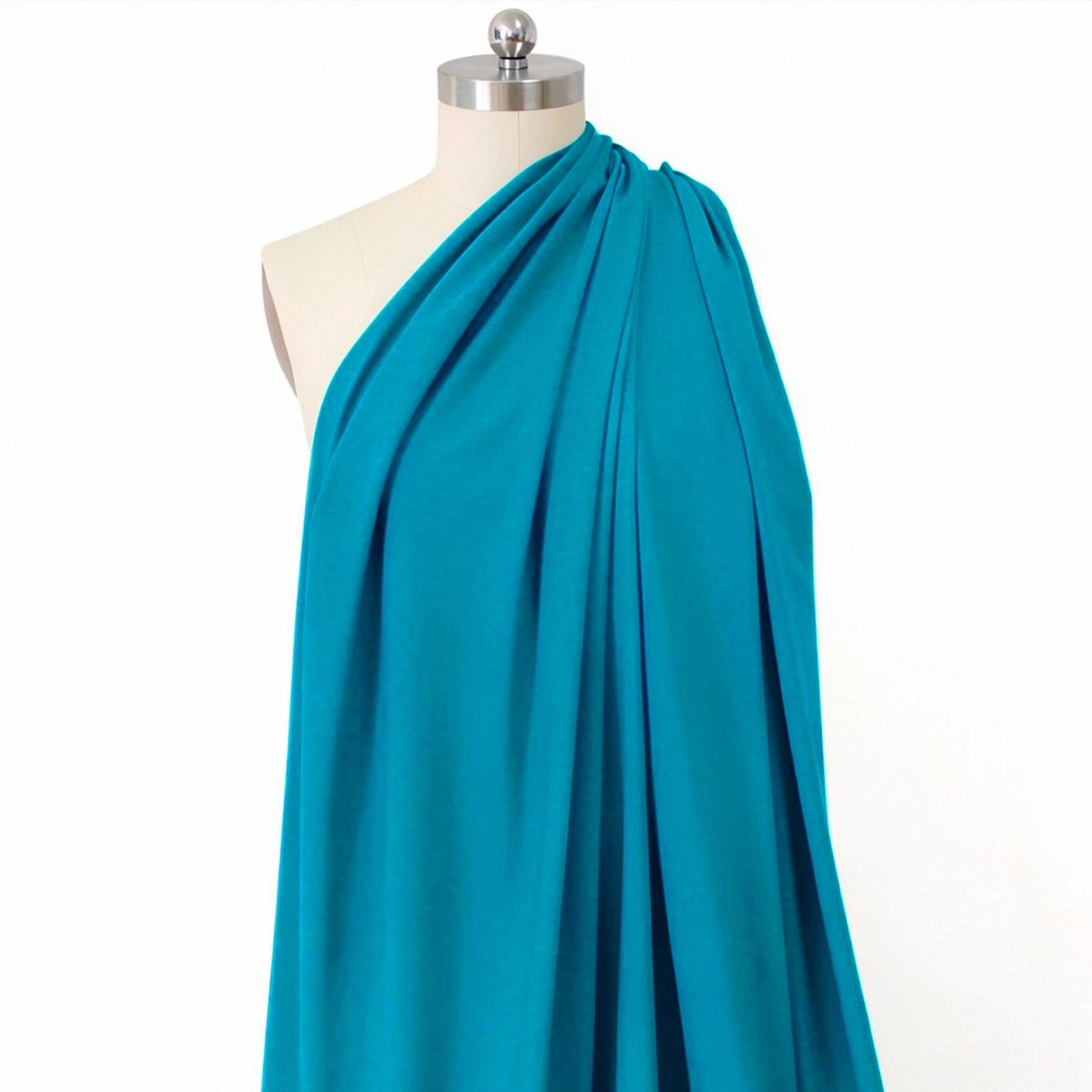 eco knit cotton/spandex jersey - lake blue