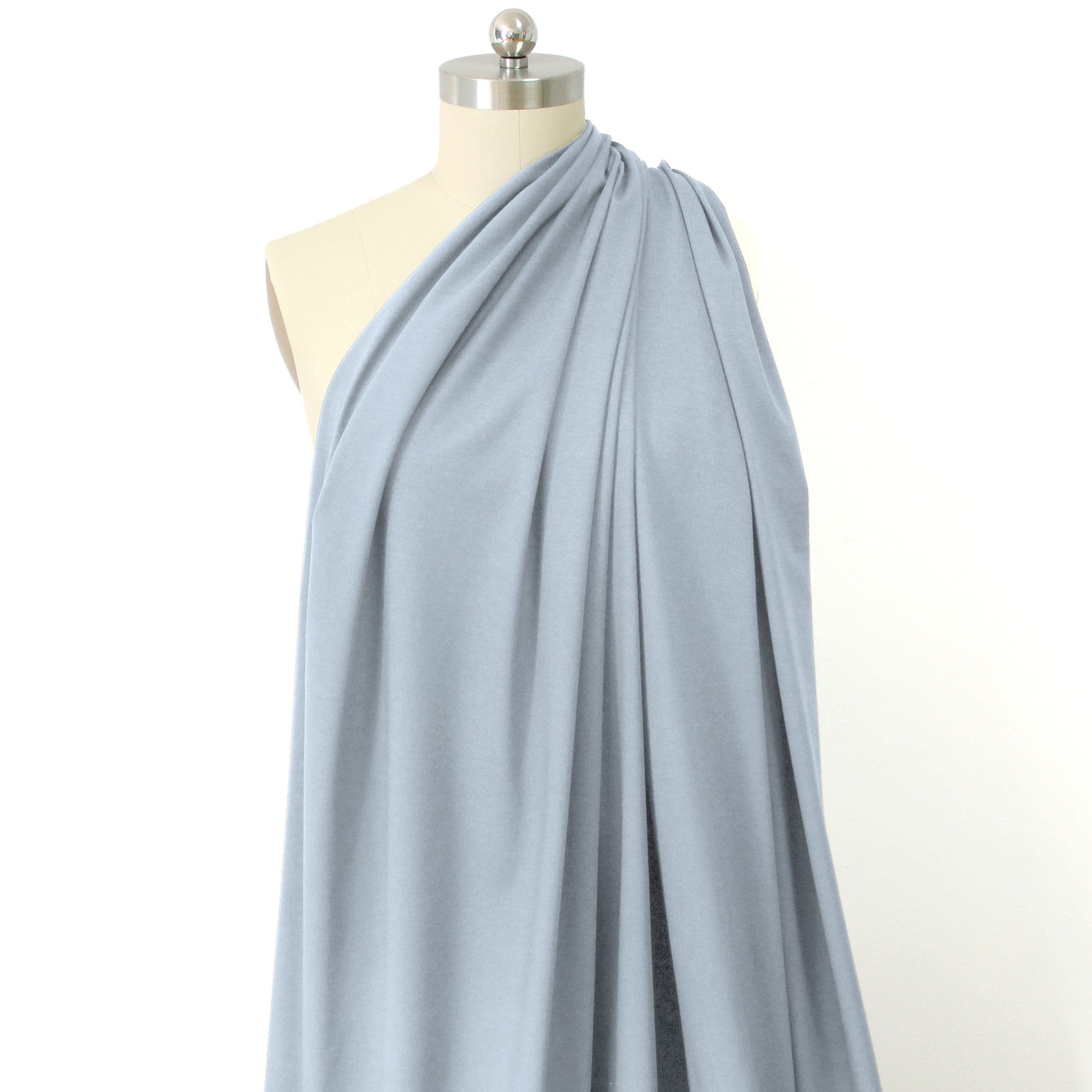 eco knit cotton/spandex jersey - dusky blue