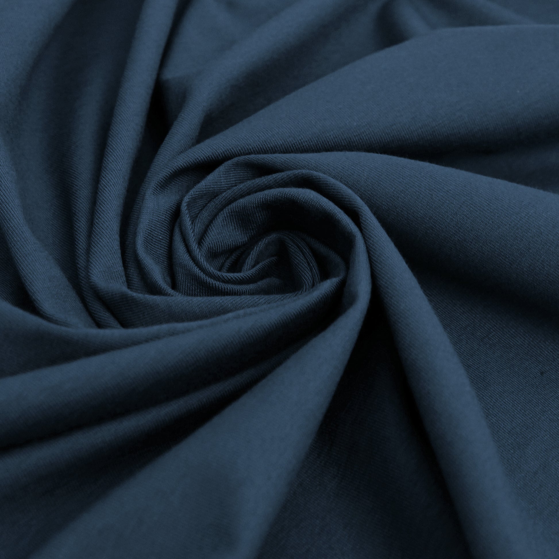 eco knit cotton/spandex jersey - marine blue