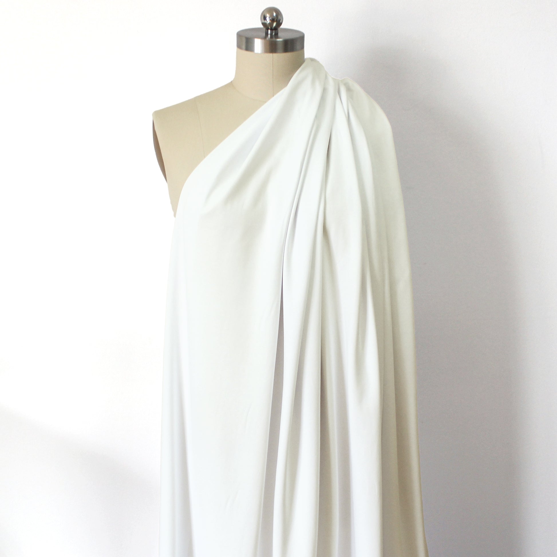 eco knit cotton/spandex jersey - cream
