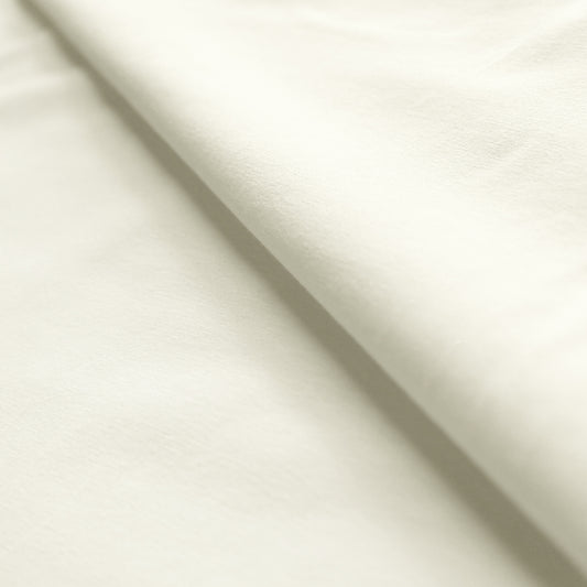 eco knit cotton/spandex jersey - cream