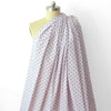 Italian "clip dot grid" clipped weave poplin
