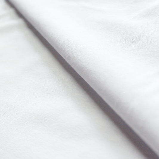 eco knit cotton/spandex jersey - optic white
