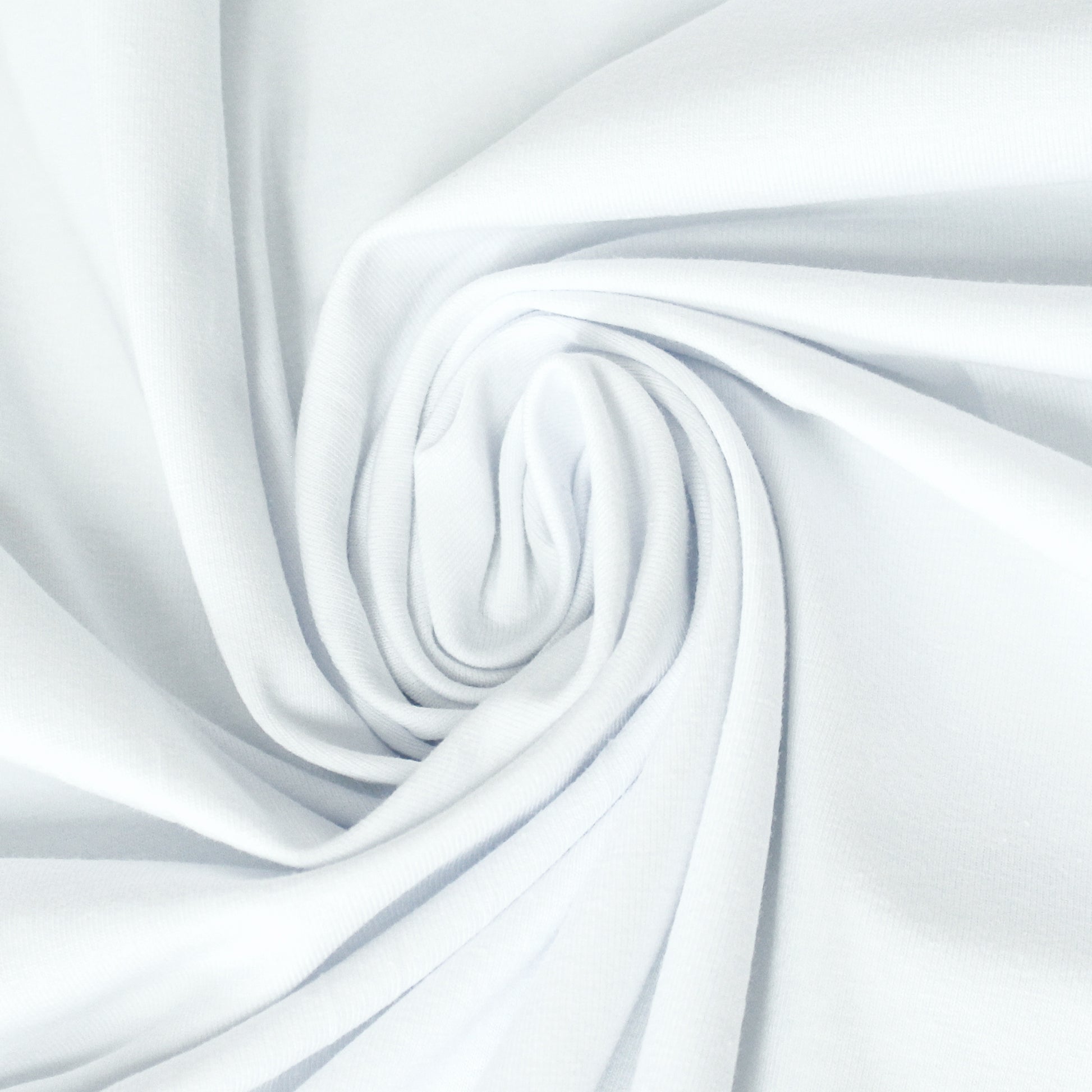 eco knit cotton/spandex jersey - optic white
