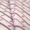 Italian "clip dot stripe" clipped weave poplin