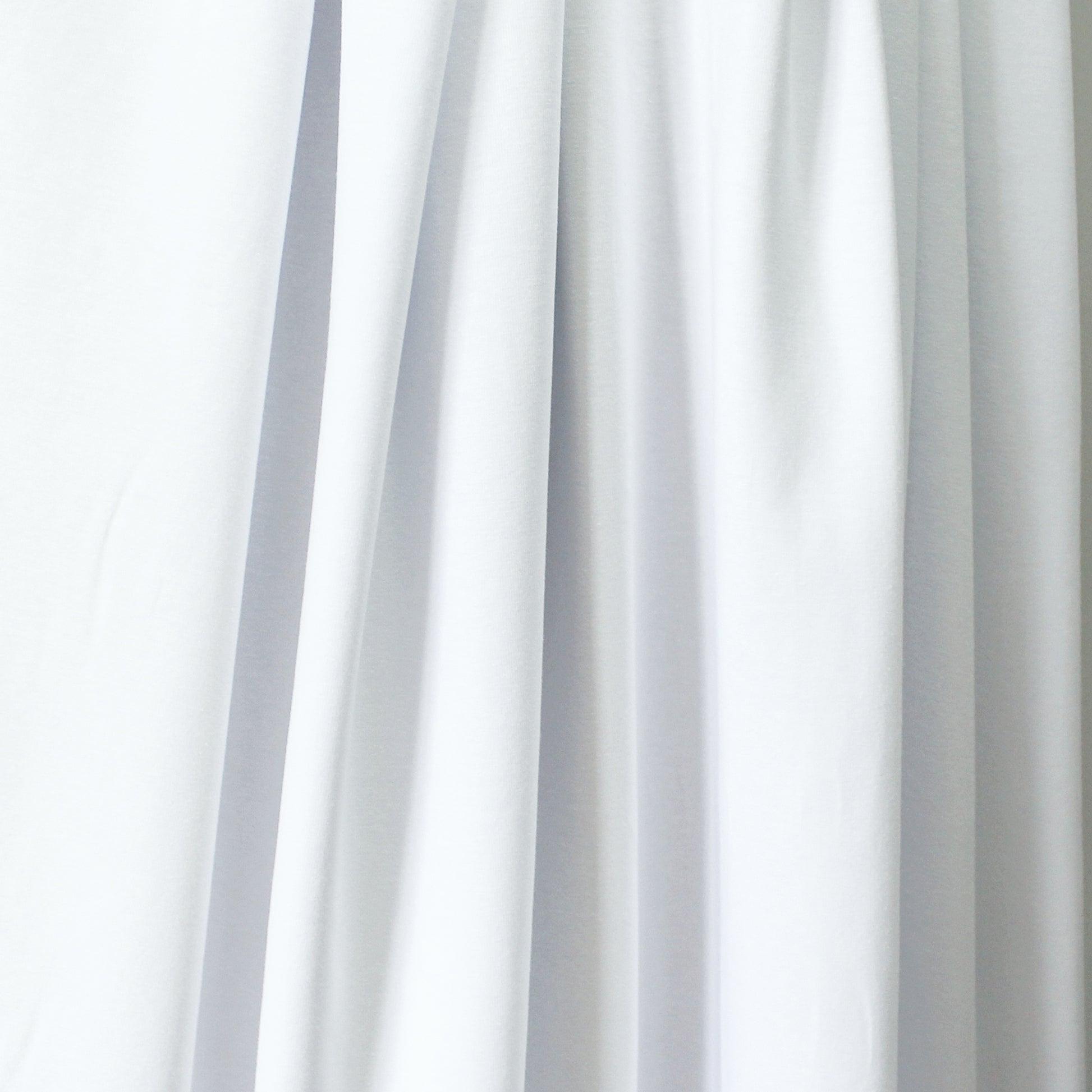 eco knit cotton/spandex jersey - optic white