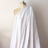 Italian "clip dot square" clipped weave poplin