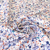 Italian 'paint drop' printed cotton poplin