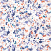 Italian 'paint drop' printed cotton poplin