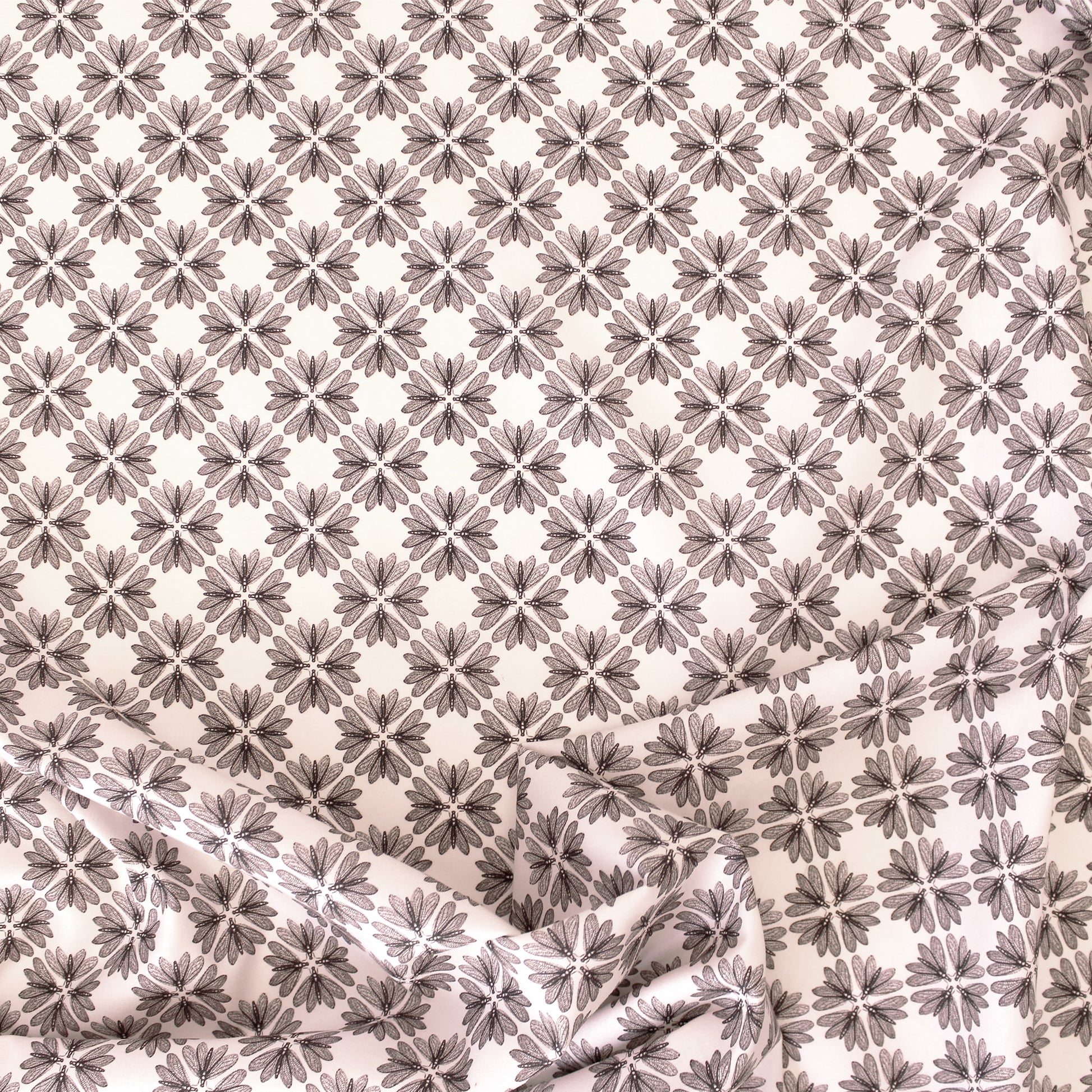Italian 'moth flatlay' super soft cotton shirting