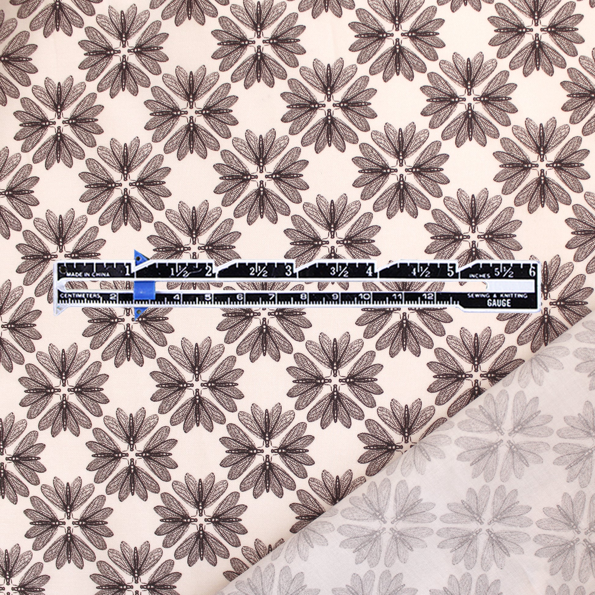 Italian 'moth flatlay' super soft cotton shirting