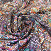 Italian 'paisley reflection' stretch cotton shirting
