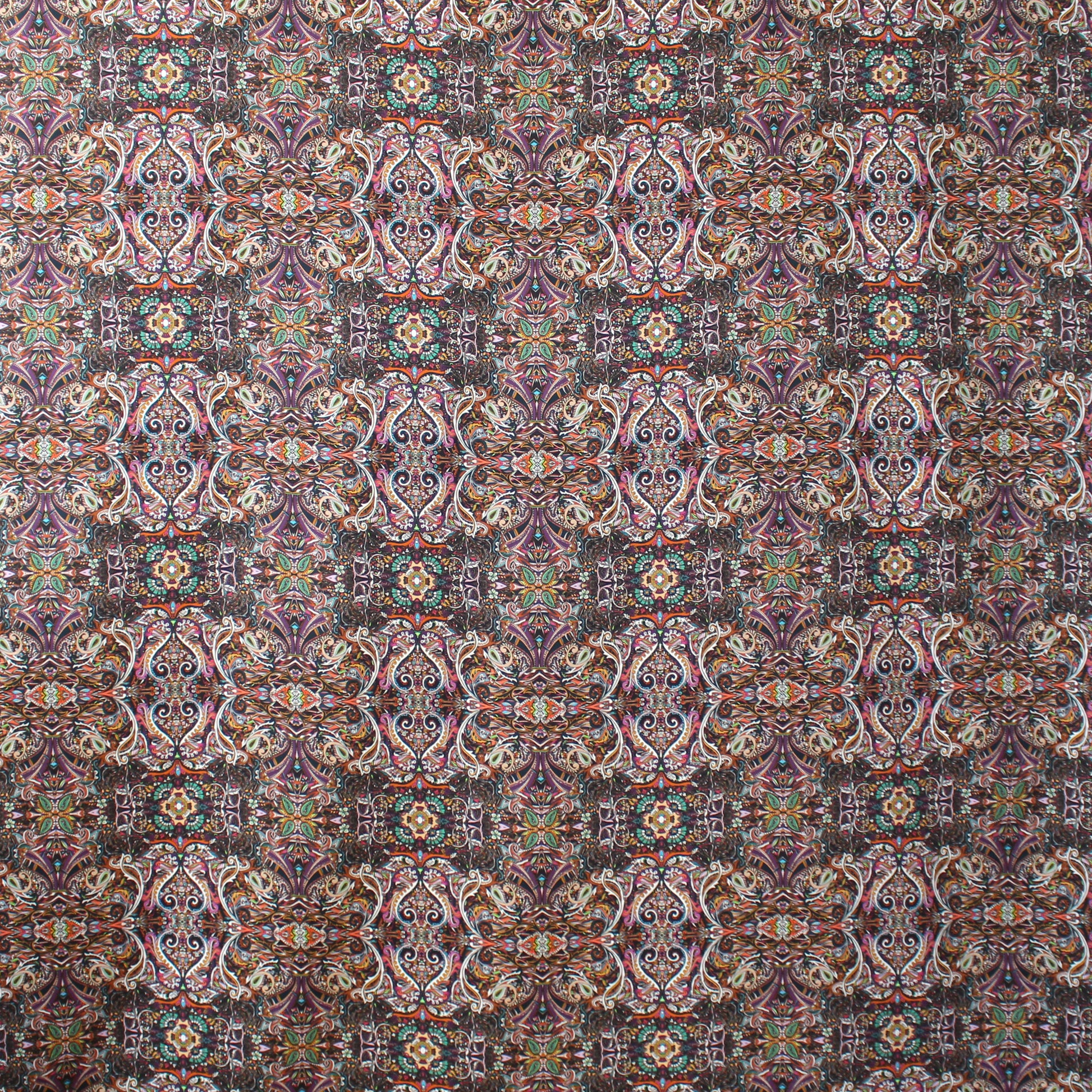 Italian 'paisley reflection' stretch cotton shirting
