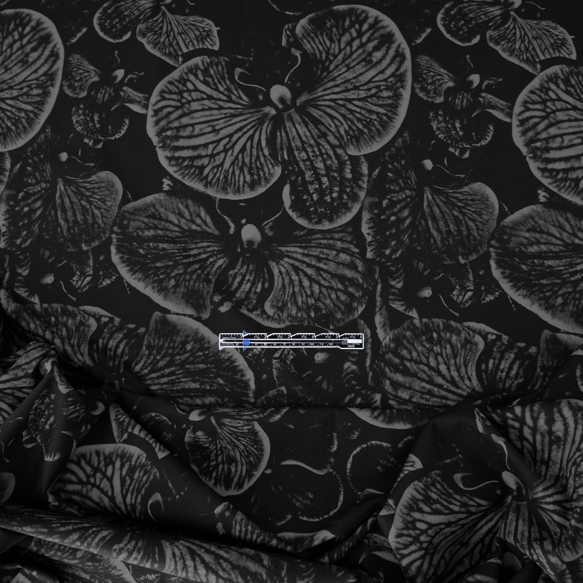 Italian 'night orchid' cotton shirting