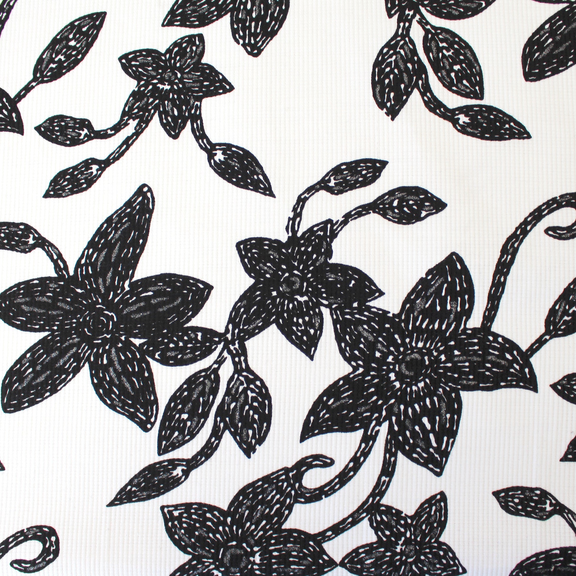Japanese 'floral cord' cotton corduroy