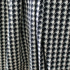 Italian 'digital houndstooth' reversible stretch jacquard