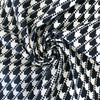 Italian 'digital houndstooth' reversible stretch jacquard