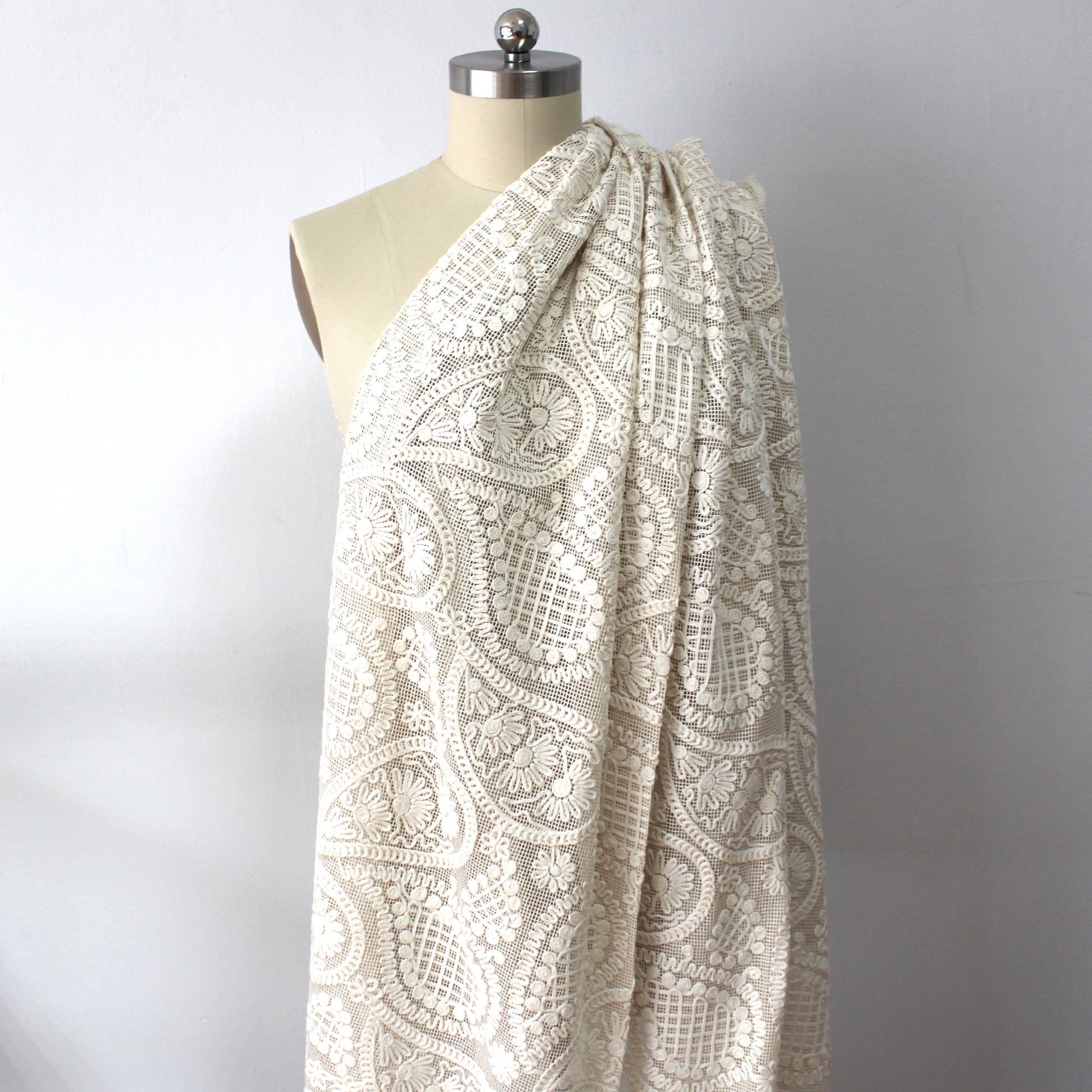 'coastal couture' exquisite 100% cotton lace, Oeko-Tex cert.
