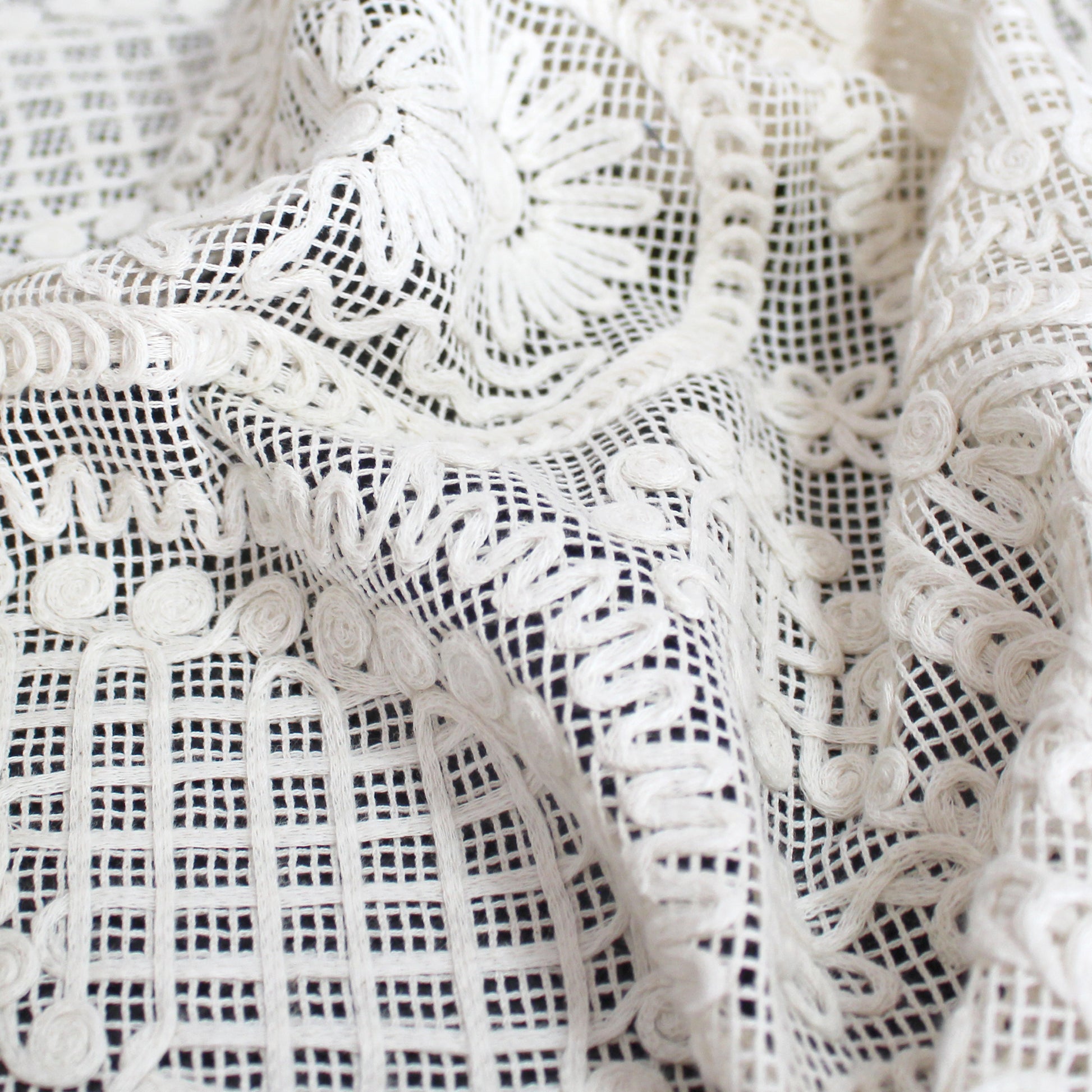 'coastal couture' exquisite 100% cotton lace, Oeko-Tex cert.