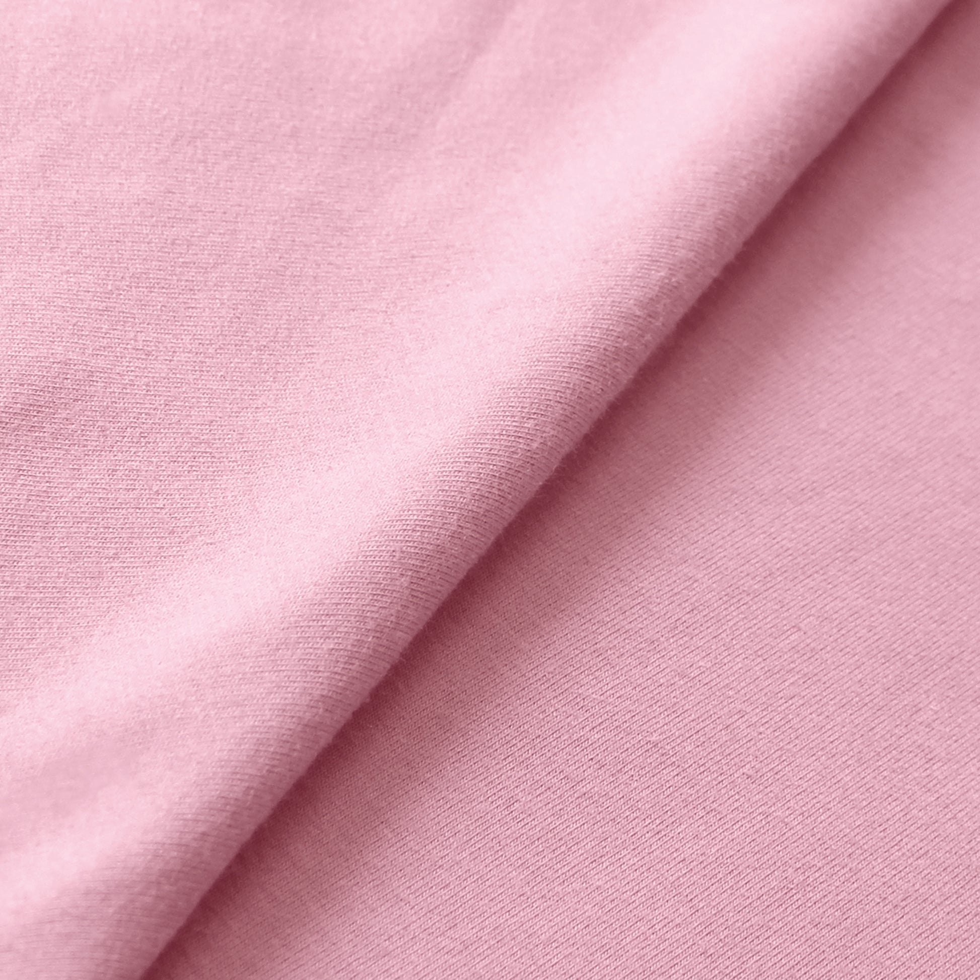 eco fleece cotton sweatshirt knit - soft pink