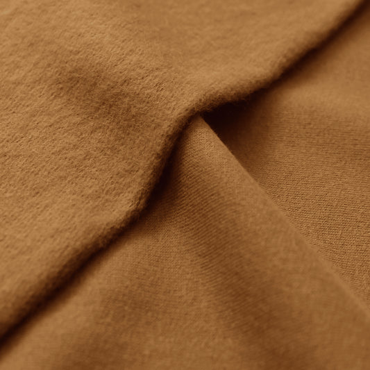 eco fleece cotton sweatshirt knit - fawn
