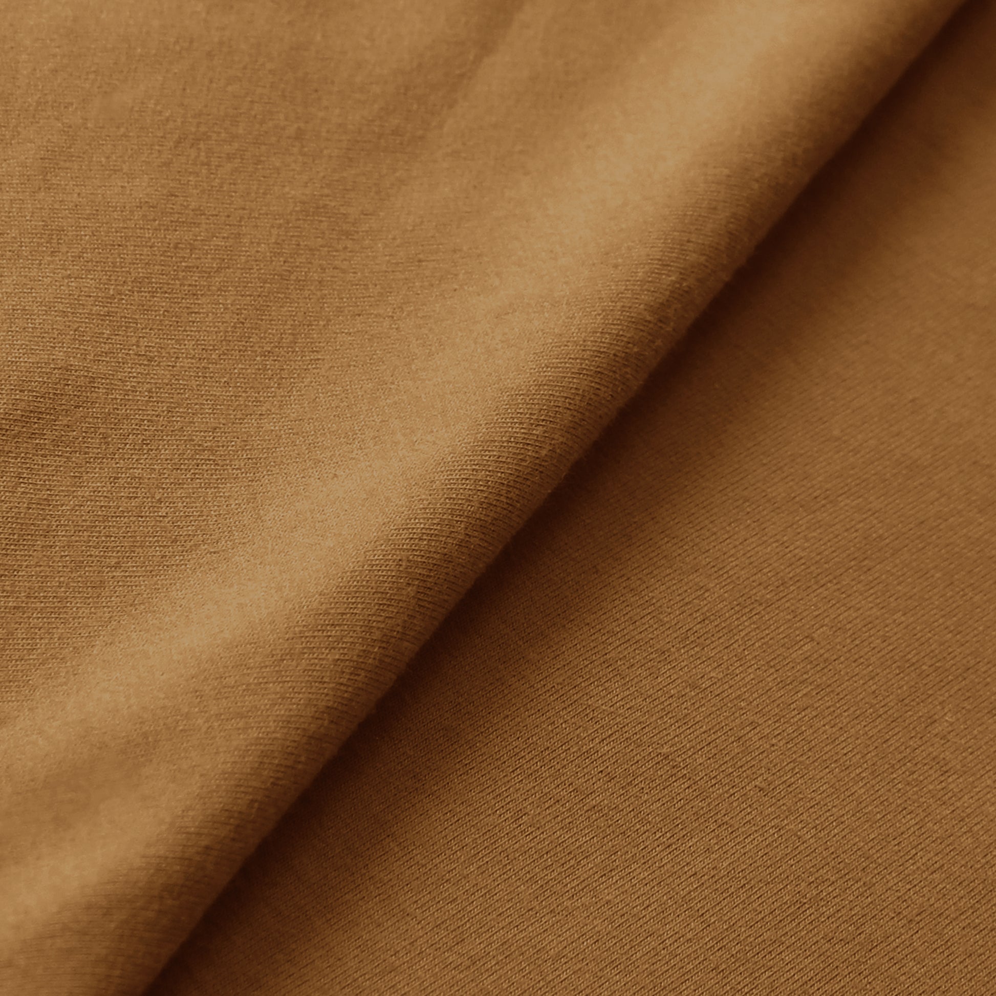 eco fleece cotton sweatshirt knit - fawn