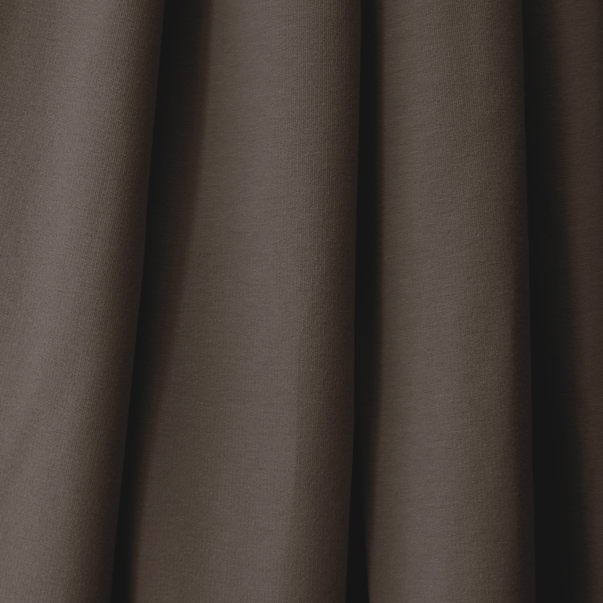 eco fleece cotton sweatshirt knit - cocoa