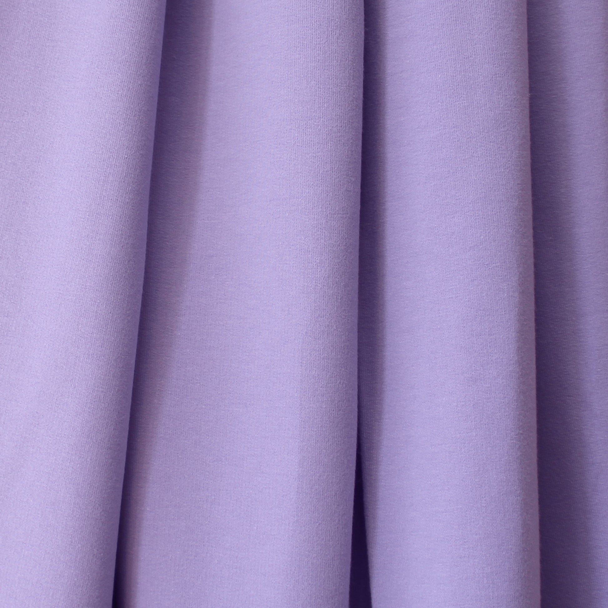 eco fleece cotton sweatshirt knit - purple lilac