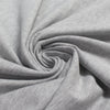 eco fleece cotton sweatshirt knit - medium heathered gray