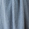 'Belgian waffle' textured cotton blend denim, Oeko-Tex cert.